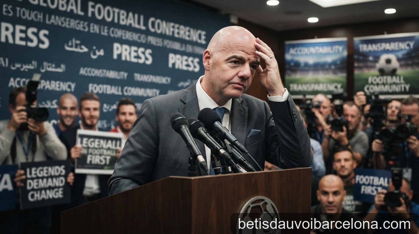 FIFA chao đảo: Huyền thoại bóng đá đồng loạt lên tiếng, Infantino đối mặt làn sóng phản đối dữ dội